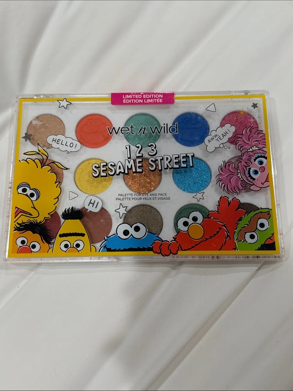 wet n wild 1 2 3 Sesame Street Eyeshadow Palette - Colorful